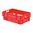 Eurobox Drehstapelbehälter Wände durchbrochen Rot, 600x400x210mm