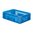 Eurobox Schwerlastbox Wände durchbrochen Blau, 600x400x175mm