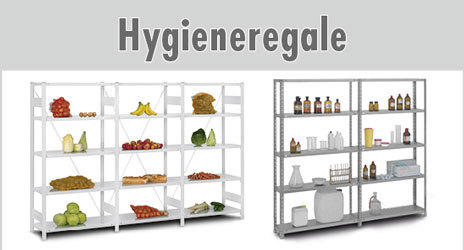 Hygieneregale-AntibacRegale-Lebensmittelregale-Edelstahlregale-Regalsysteme-Lagerregale-Stahlregale-Profiregale